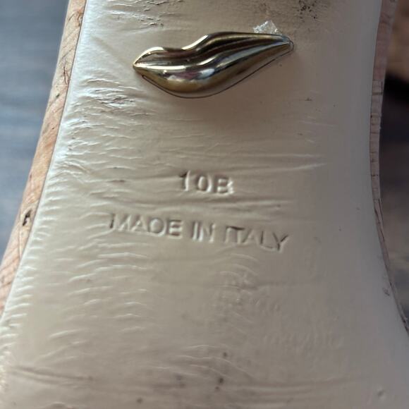 Diane Von Furstenberg Ulrica Block Heel Sandal in Natural Cork - size 10B - Picture 6 of 8